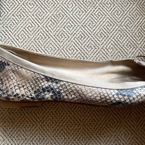 Stuart Weitzman Snake Print Flats, 7.5 - Picture 7 of 11